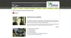 Desktop Screenshot of lotusgardeningandlandscaping.com